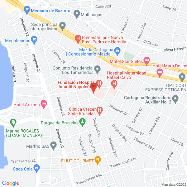 Map of Mexichem Resinas Colombia S.A.S.