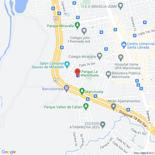Mapa de Mg Proyectos Y Construcciones S.A.S.