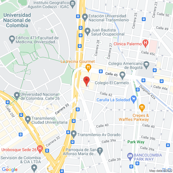 Mapa de Minas De Colombia Ltda.