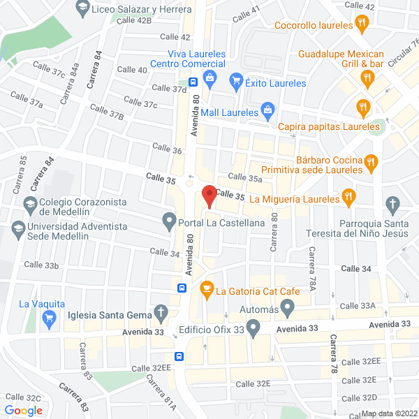 Mapa de Minimercado La 34 C