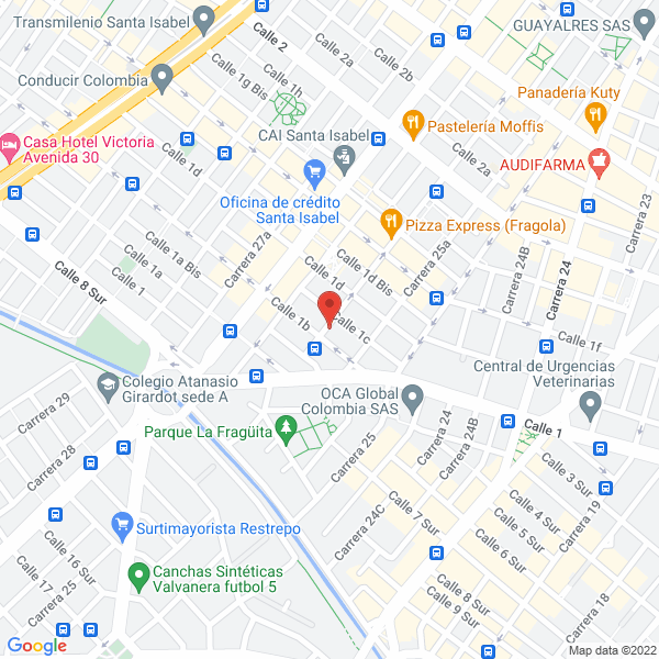 Mapa de Minimercados J.C.
