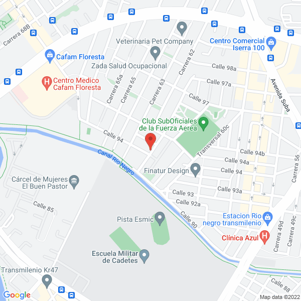 Mapa de Minimum Factory S.A.S.