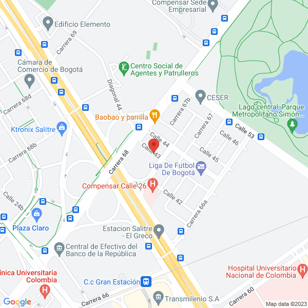 Mapa de Ministerio De Minas Y Energía
