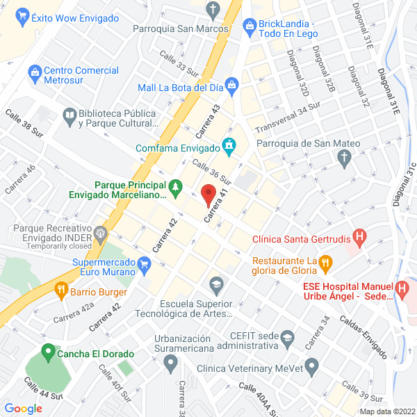Mapa de Joyería Y Compra-Venta Van-Gogh