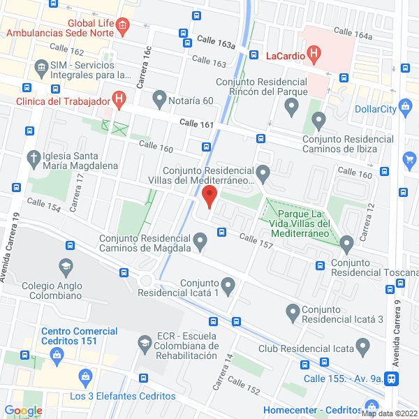 Mapa de Jrincón & Asociados S.A.S.