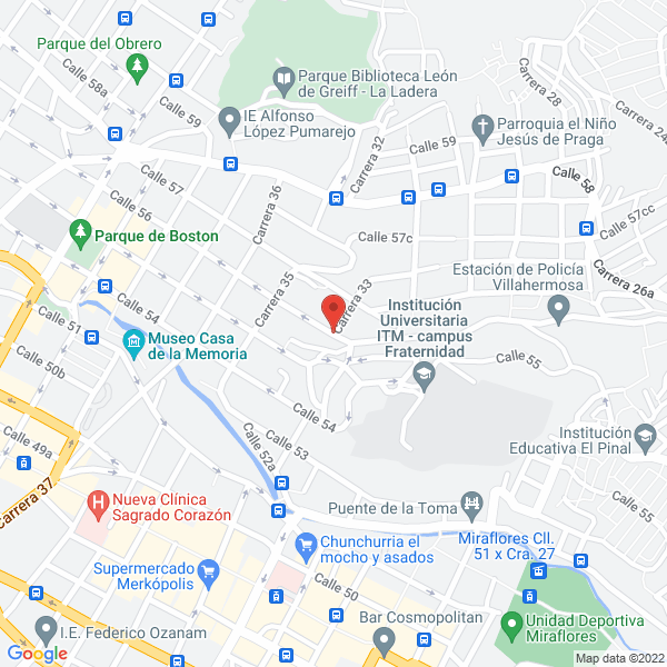 Mapa de Juan D Pizzas