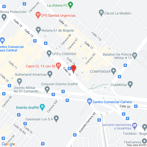 Mapa de Multidisel Bogota.S.A.S