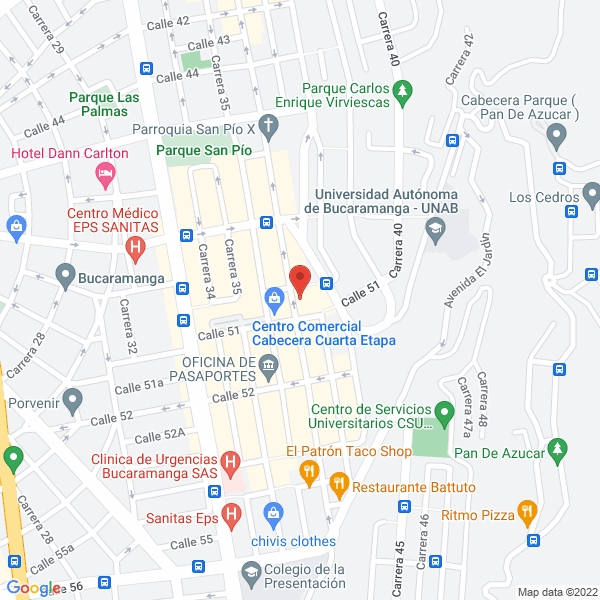 Map of Multiópticas