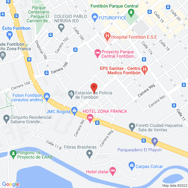 Mapa de Logicontainers S.A.S.