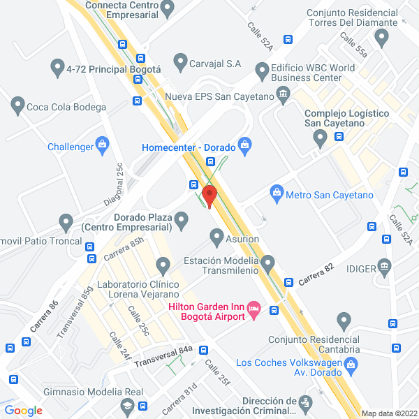Mapa de Logística Mercoandino Ltda.