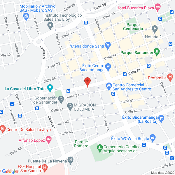 Map of Lonchería La 36