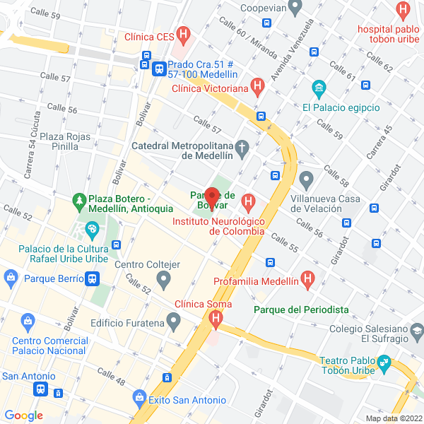 Mapa de Parqueadero Montecarlo