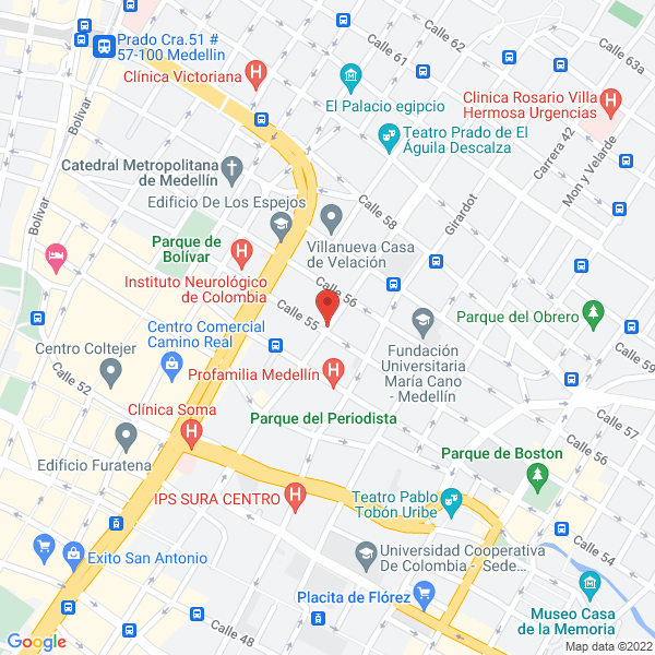 Mapa de Parqueadero Sukar