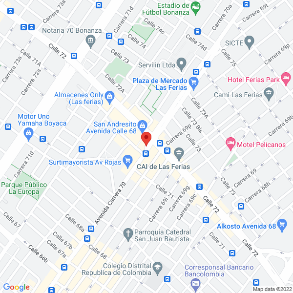 Mapa de Parqueadero Vicardilo