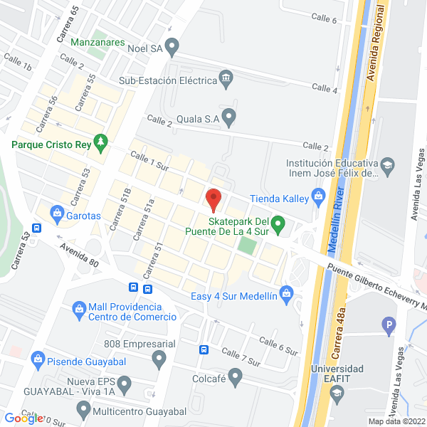 Mapa de Parqueadero Y Lavadero J.P.