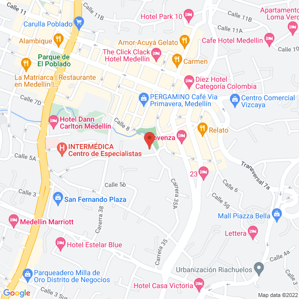 Mapa de Parroquia De La Divina Eucaristía