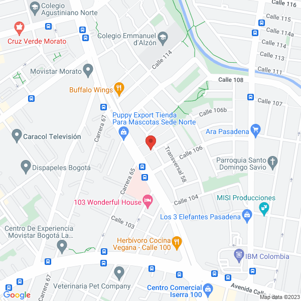 Mapa de Parroquia Dei Verbum