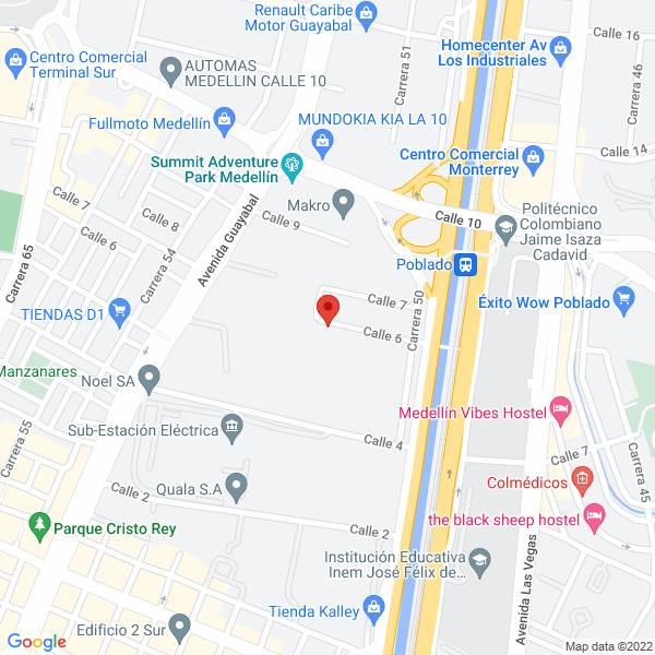 Mapa de Party Depot S.A.