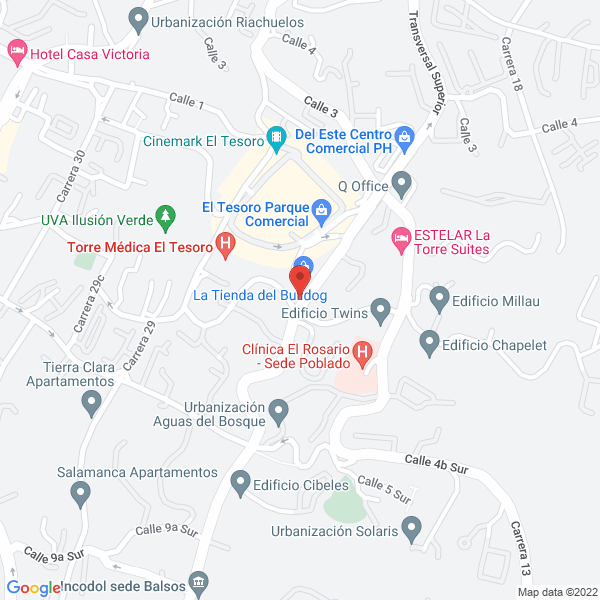 Mapa de Party Market