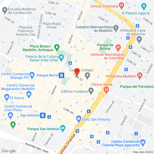 Mapa de Pasaje Comercial El Escorial