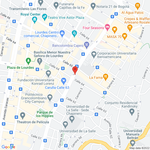 Mapa de Pasión Del Barista Café