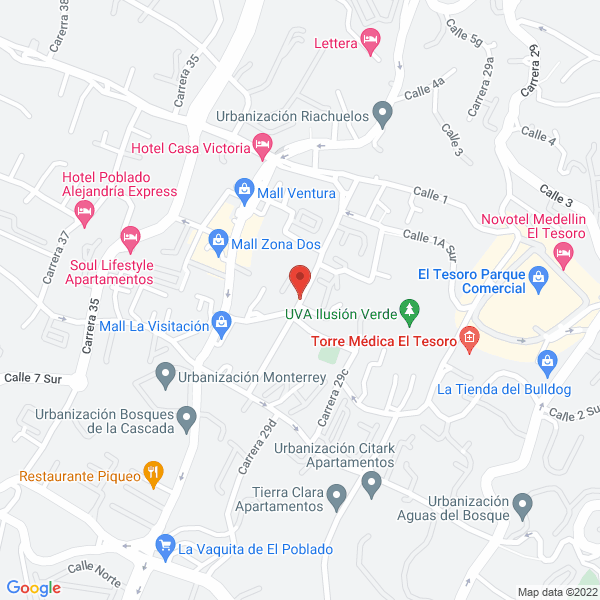 Mapa de Pavi Express
