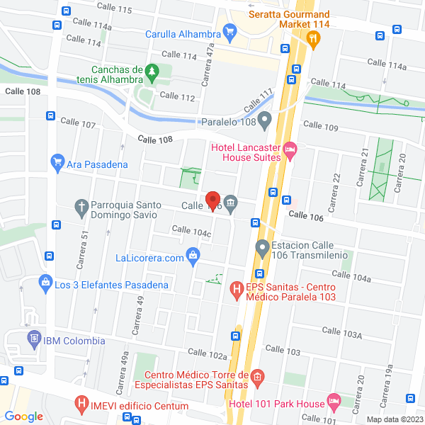 Mapa de Pavimentos Y Construcciones De Colombia Ltda.