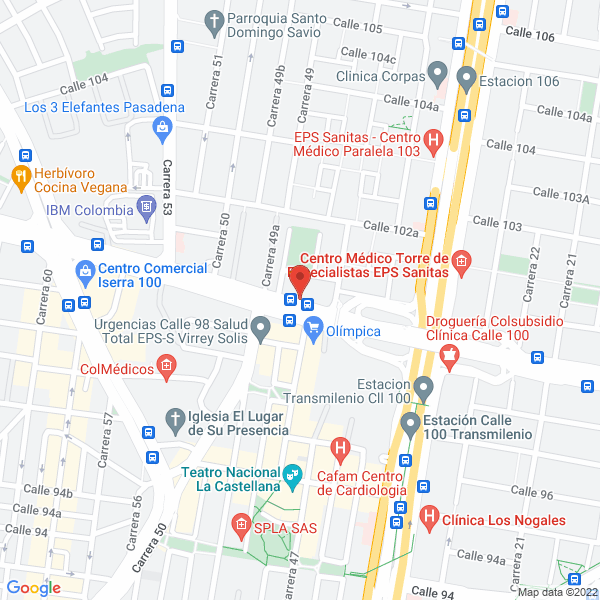 Mapa de Payanes Asociados Ltda
