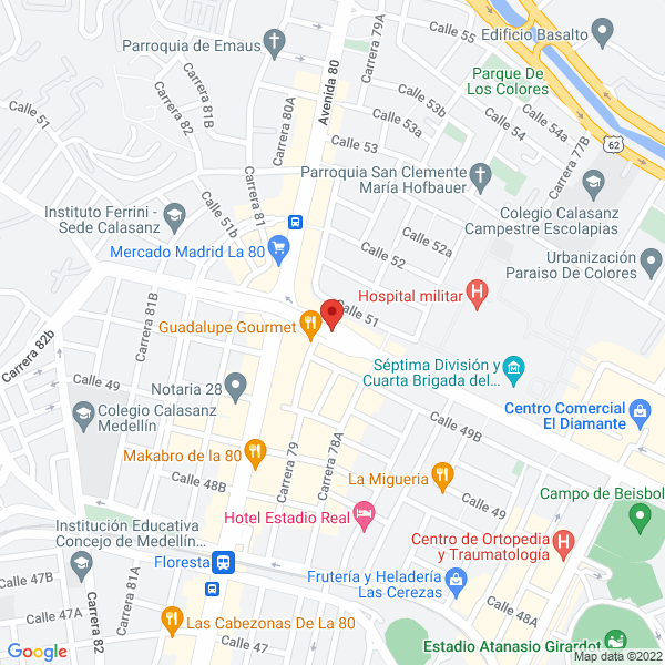 Mapa de Papeleria Ramirez 2000