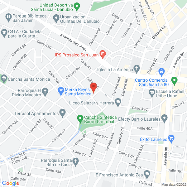 Mapa de Papelería Y Miscelánea Chana