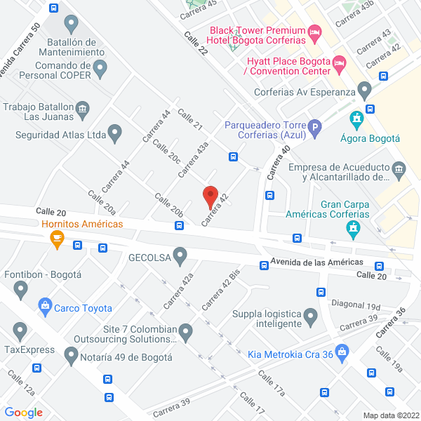 Mapa de Proempaques