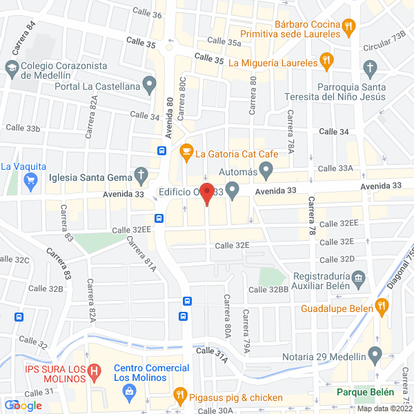 Mapa de Propiedades & Proyectos Ltda.
