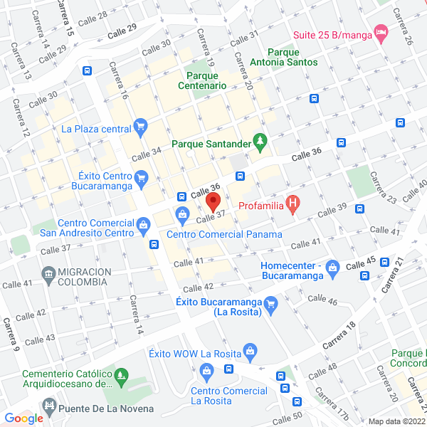 Map of Proservir O.S.P