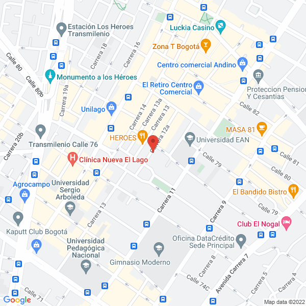 Mapa de Proteger Exequial S.A.