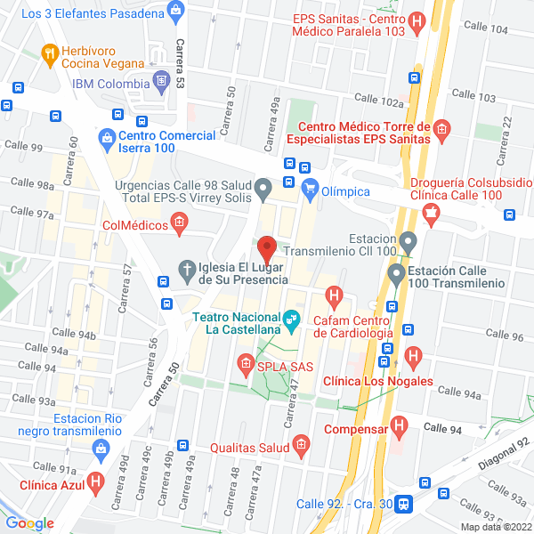 Mapa de Proteger Ips S.A.S.