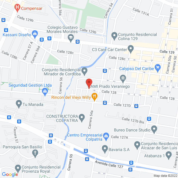 Mapa de Provee Institucional Ltda