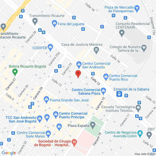 Mapa de Proveedora De Materiales Y Servicios Ltda.