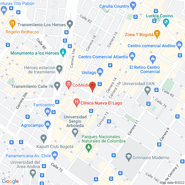 Mapa de Proveel S.A.S.