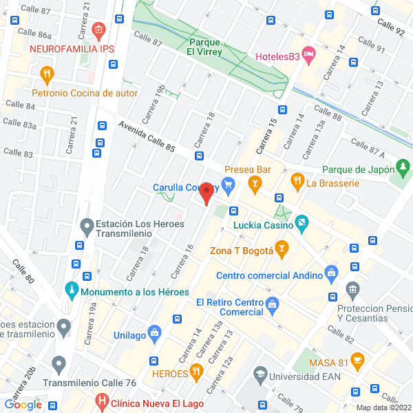 Mapa de Riveros Castillo Gustavo A.