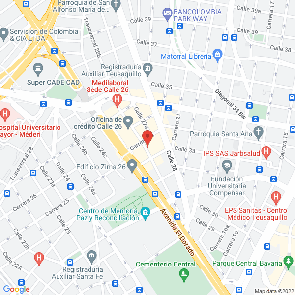 Mapa de Robótica Y Computadores Ltda.