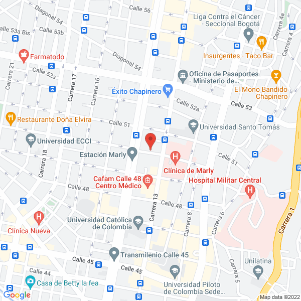 Mapa de Rodríguez Alvira Francisco J.