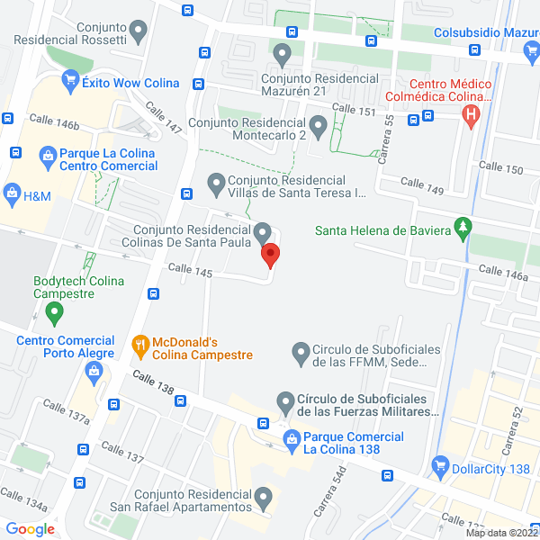 Mapa de Rodríguez Bautista Edificar S.A.S.
