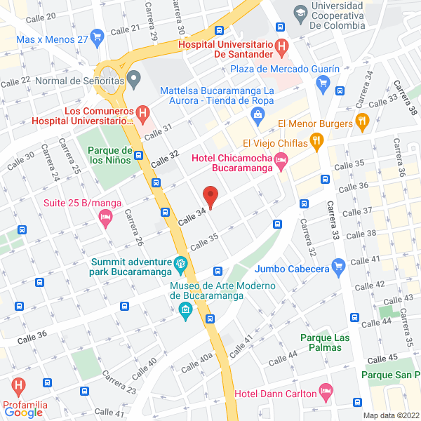 Map of Pc'S Hospital