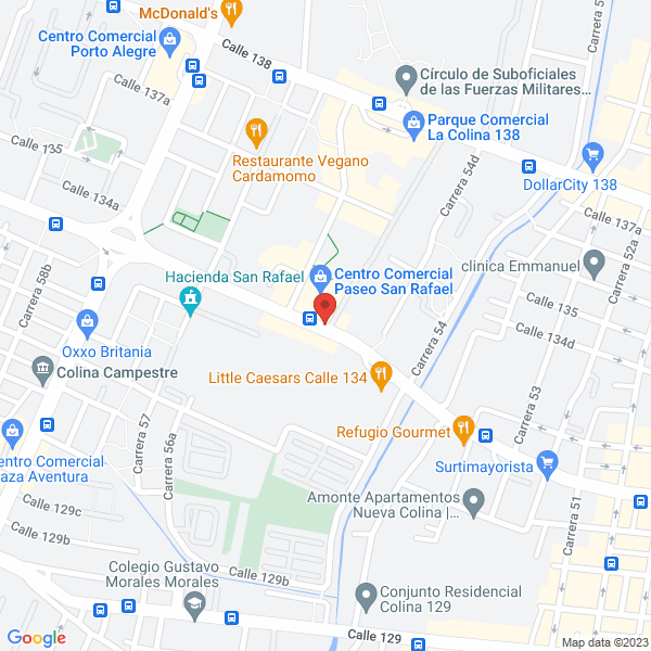 Mapa de Riar Centro De Medicina Estética & Alternativa