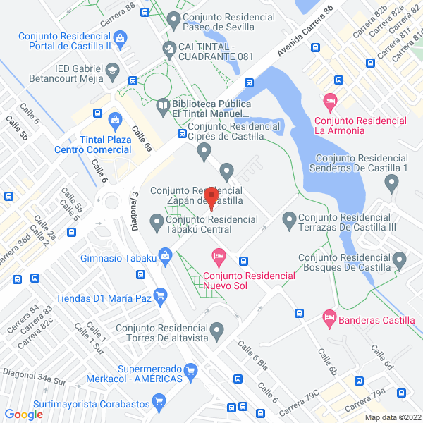 Mapa de Ribasa S.A.S.