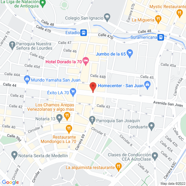 Mapa de Ricaurte Rosso Asesores En Seguros