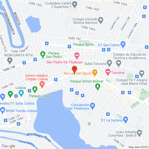 Mapa de Asadero Riko Riko