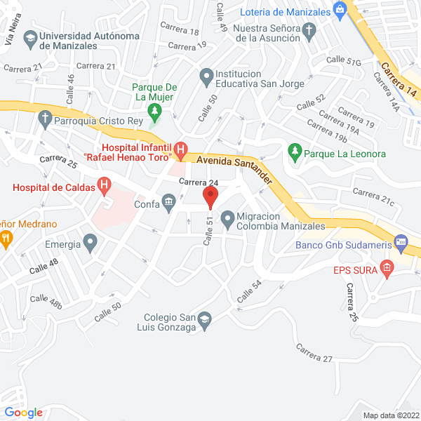 Map of Rincón Cuartas Daniel