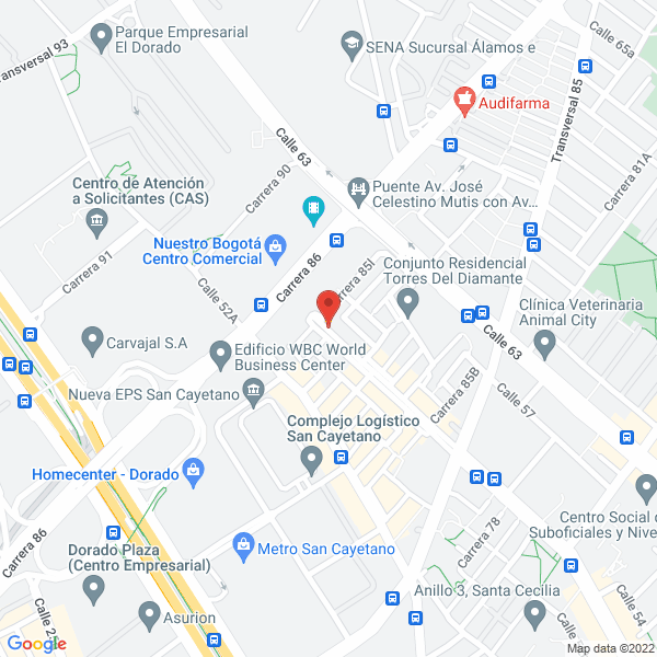 Mapa de Rodríguez Beltrán Luis Enrique