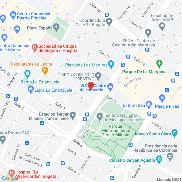 Mapa de Carmeda Ltda